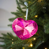 Christmas Decoration Pendant Acrylic Love Rainbow Pendant Christmas Tree Decoration Valentine's Day Love Decoration Pendant