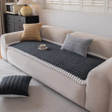 Autumn Winter New Sofa Mat Thick Plush Anti Slip Sofa Cover One Piece Pet-friendly Leather Sofa Universal Couch Cushion