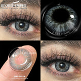 Natural Colored Eye Lenses 1pair Gray Pupils Lenses Blue Contact Lenses Brown Contacts Yearly Cosmetic Green Eye Lens