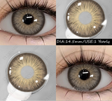 2 pcs New Colored Contact Lenses Natural Gray Eyes Contacts Blue Beauty Pupils Brown Makeup Contact Green Eye Lens