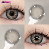 Colored Contacts Lenses Brown Natural Lenses Gray Colored Pupils Natural Look Green Contacts Lens Cosmetic Beauty Big Eyes