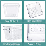 Multifunctional Transparent Drawer Organizer Set (4/8/13/25/28-Piece Sets) — For Storing Cosmetics, Jewelry, and Office Supplies