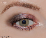 Contact Lenses Magic Brown Natural Eye Makeup Cosmetic Lenses for Daily Beauty