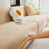Elastic Universal Sofa Slipcover Knit Thicken Sofa Cover for Living Room Armchair Couch Cover L-shape Sofa Cover 1/2/3/4 Seater
