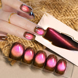 Brown Gold Cat Magnetic Eye Gel Polish 10ml  Autumn Water Light Magnet Crystal Soak Off Nail Art Varnish Manicure