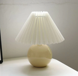 Pleated Ceramic Table Lamp