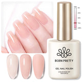 15ml Aurora Glitter Gel Nail Polish Iridescent Pearl Shimmer Effect Soak Off UV LED Manicure Varnishes