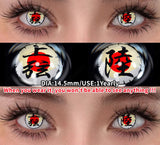 Cosplay Colored Contact Lenses Crazy White Lenses Red Anime Contacts Halloween Beauty Makeup Lens Black Eyes Contacts