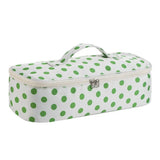 New Polka Dot Hair Dryer Storage Bag with Handle Large Capacity Makeup Bag Dustproof Portable Curler Storage Bag For Travel