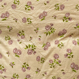 Fresh Plant Flower Bed Sheet for Children and Adults Four-Piece Bed Set Pillowcases Soft Washed Cotton Home Textiles