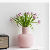 Romantic Glass Vase Hydroponics Flowers Pots Desk Decoration Artificial Flower Decorative Floral Vases Room Aesthetic Decor