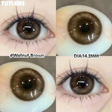 Two Piece Big Diameter Colored Cosmetic Contact Natural Eye Enlarging
