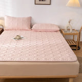 1pc Quilted Thick Mattresses Toppers Waterproof Mattress Pad Cover All-Season Elastic Corner Straps Fits Up To 30cm Bed