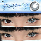 1 Pair Yearly Use Color Contact Lenses for Eyes Natural Look Brown Eye Lenses Beauty Pupils Gray Lens Eyes Cosmetic