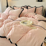 Winter Warm Bedding Set Flannel Duvet Cover for Home Thicken Velvet Queen King Size Luxury Bedroom Decor Quilt Cover Pillowcase