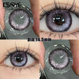 2PCS New Colored Contact Circular Lenses Green Eyes Beauty Pupil  Makeup Blue Lens Fast Shipping