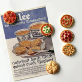 Pizza food, refrigerator decorations, kitchen furniture decorations, magnetic plates