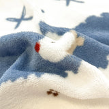 New High-weight Milk Fleece Thickened Single Quilt Cover  Winter Warm Cartoon Duvet Cover Skin-friendly Bedding