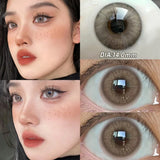 Pink Contact Lenses Myopia Color Contact Lenses for Eye with Diopters Natural Grey Brown Eye Color Lenses Blue Lens 2PCS