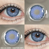 2pcs Blue Contact Lenses Yearly New Colored Lenses for Eyes Brown Natural Cosmetic Gray Eye Lenses Beauty Pupils Makeup