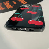 Fashionable Cherry Fresh Case for iPhone 14 13 Pro Max Back Phone Cover for 12 Mini 11 Pro Max X XS XR 8 7 Plus SE Capa