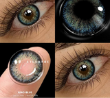 1Pair Color Contact Lenses for Eyes Cosmetics Blue Contact Lenses Brown Natural Contact Lens Gray Pupils Green Contacts