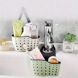 Creative Sink Drain Storage Rack Hanging Kitchen Sink Rack Adjustable Faucet Push Rack Storage Hanging Basket Kitchen Supplies