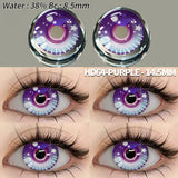 1 Pair Colored Contact Lenses Cosplay Colorful Contact Red Eyes Anime Contact Green Lenses Halloween Purple Contact
