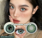 1pair Color Contact Lenses for Eyes Color Contact Lenses Blue Colorful Eyes Lenses Yearly Cosmetic Eye Contacts Lens