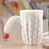 Halloween Ceramic Cups Cute Cartoon Cactus Cups Home Office Coffee Latte Milk Cups Drinks Halloween Best Friend's Gift Mugs