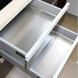 silver contact paper metallic texture 40cm waterproof and oil-proof kitchen cabinet countertop self-adhesive sticker