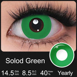 Yearly Use Halleoween Contact Lenses For Cosplay Color Contact Lenses White Contacts Lenses For Makeup White Mesh Lens