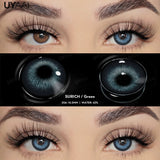 1 Pair Fashion Lenses Colored Contact Lenses for Eyes Beauty Green Eyes Lenses Natural  Brown Lens Grey Lens