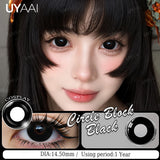 1 Pair Colored Contact Lenses Red Halloween Crazy Eye Lenses Blue Contact Lenses For Role Play Party Yearly