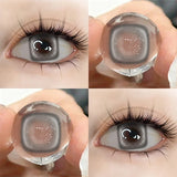 Control Colored Contact Lenses 14.2mm Enlarge Eyes Half Year Disposable Small Pupil For Daily Beauty Makeup