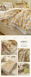 Princess Summer Quilt Washed Cotton Air Conditioner Student Dormi Thin Quilt With Lace Skin-friendly Soft Blanket Home Textiles