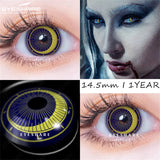 2pcs Cosplay Colored Contact Lenses Anime Blue Red Eyes Lenses Halloween Green Makeup Eyes Contact Crazy Lens Yearly