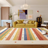 Carpet for Living Room Creative Art Floral Print Large Area Bedroom Rug Fashion Light Luxury Home Decoration Coffee Table Mat 러그