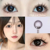 Korean Hot Sale color contact Lenses Beauty Pupilentes Grey Brown 2Pcs Soft Lens