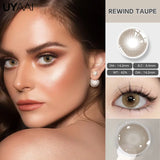 Colored Contacts Lenses Brown Natural Lenses Gray Colored Pupils Natural Look Green Contacts Lens Cosmetic Beauty Big Eyes
