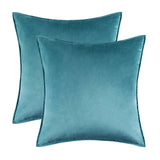 Set of 2 Velvet Throw Pillow Case Cushion Cover 30x50cm 45x45cm 50x50cm 60x60cm Home Decor Cojines Black Green Grey