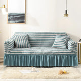 1/2/3/4 flying seat seersucker living room sofa cover elastic sofa cover elastic solid thickness elastic sofa cover