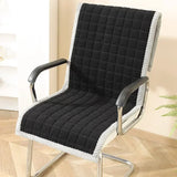 Milk Velvet Integrated Chair Cushion Household Dining Chair Cushion Comfortable Stool Covers for Prolonged Sitting in The Office