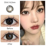 Natural Purple Contact Lenses for Eyes Myopia Beauty Eye Lenses Fashion Color Pupils 2pcs/pair Blue Lens Brown Lenses