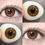 1 Pair New Colorld Contact Lenses Makeup Beauty Pupil Makeup Brown Contacts Natural Grey Contact Lens Hot Sale Lenses