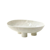 Modern Creative Hand Crafted Ceramic Three Legged High Legged Fruit Tray for Home, Living Room, Tabletop, Fruit Tray, Candy Tray