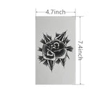 1 Sheet Hand Flower Tattoo Sticker Waterproof Lasting Temporary Tattoo