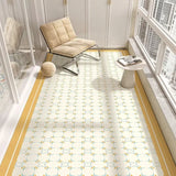 Home Anti-fouling Oil-proof Kitchen Floor Mat Decoration Balcony Waterproof Non-slip PVC Carpet Easy Clean Rug ковер Tapis 러그