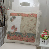 Flower-shaped Cushion Throw Pillows Cotton Fabric Pillows with Cores Cushions Cute Pillows Lumbar Pillows Sofa Pillow Set Square