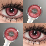 1 Pair Pink Cosplay Contact Lenses for Eyes Lenses Anime Lenses Anime Accessories Lenses Purple Lenses Red Lens